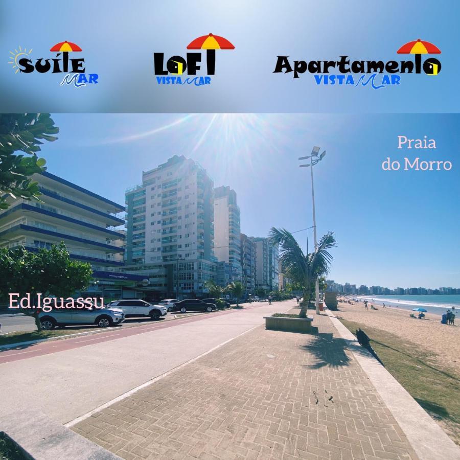 Apartamento Vista Mar 209 - 2 Quartos - Praia Do Morro - Predio Frente Mar - Varanda Com Vista Mar - Elevador - Atravessou A Avenida, Ja Esta Na Praia - Com Garagem - Internet Guarapari Exteriér fotografie