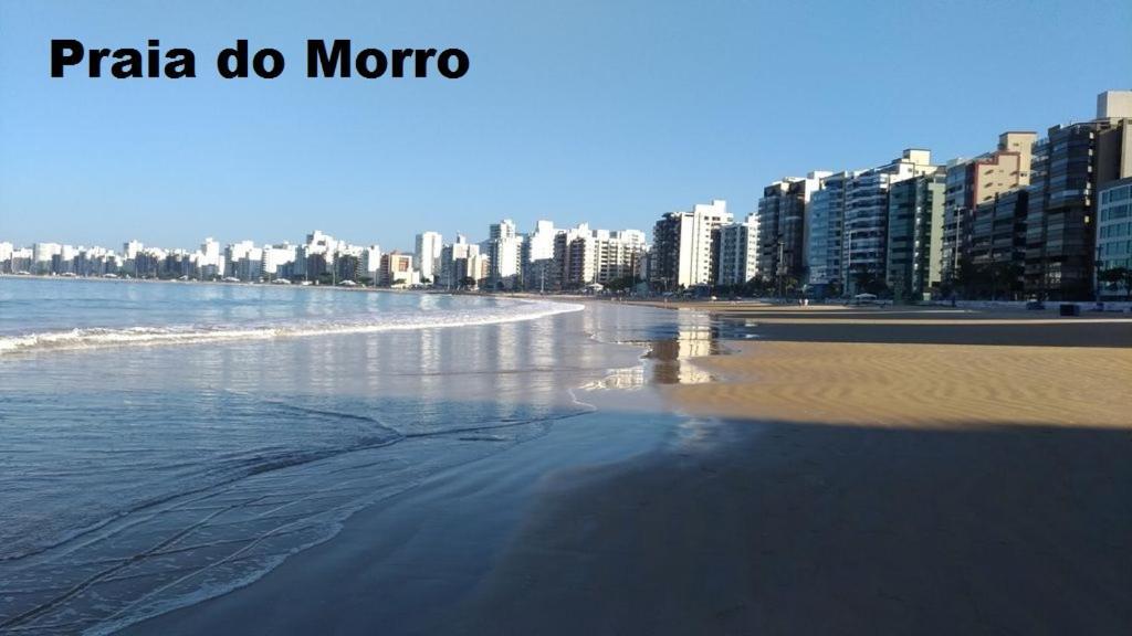 Apartamento Vista Mar 209 - 2 Quartos - Praia Do Morro - Predio Frente Mar - Varanda Com Vista Mar - Elevador - Atravessou A Avenida, Ja Esta Na Praia - Com Garagem - Internet Guarapari Exteriér fotografie